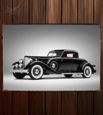 Металлическая табличка Packard Twelve Custom Coupe by Dietrich (1007)